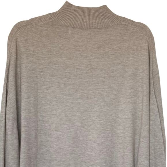 MNG Mango Mock Neck Slouchy Knit Long Sleeve Sweater Oversized Size Small - Picture 6 of 12